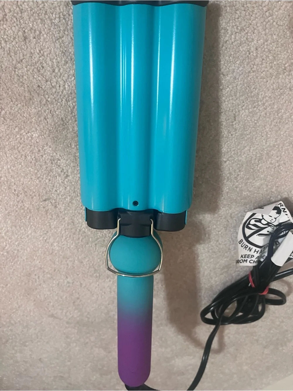 BedHead Triple Barrel Waver - Teal to Purple Ombre